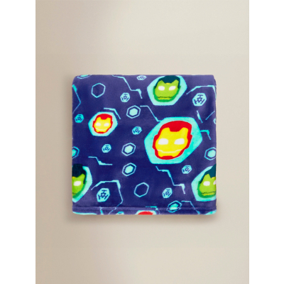 Disney Iron Man & Friends Blue Fleece - 120cm x 150cm