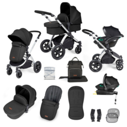 Ickle Bubba Stomp Luxe All-in-One I-Size Travel System With Isofix Base