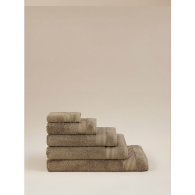Dark Natural Egyptian Cotton Towel Range
