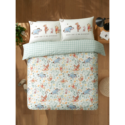 Winnie The Pooh 100th Anniversary Reversible Duvet Set