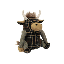 Riva Home Highland Cow Novelty Door Stop