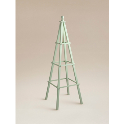 Green Wooden Garden Obelisk