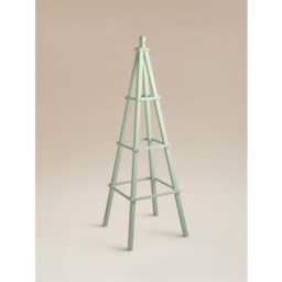 Green Wooden Garden Obelisk