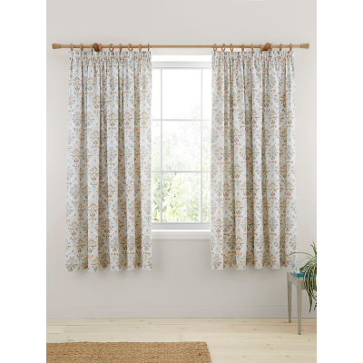 Dreams & Drapes Natural Edena Pencil Pleat Curtains