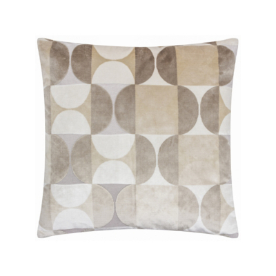 Paoletti Bardot Beige Cut Velvet Cushion