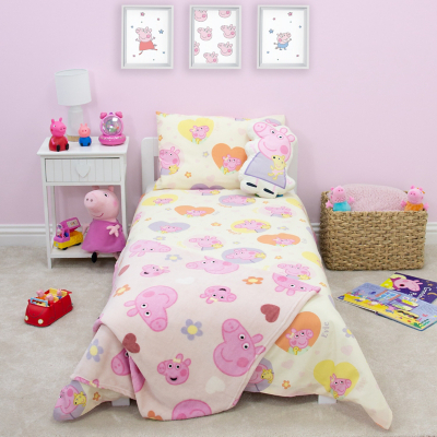 Peppa Pig Toddler Reversible Duvet Set