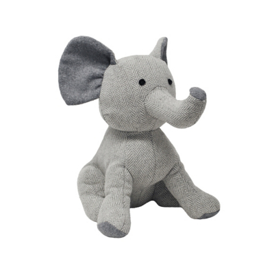 Riva Home Elephant Herringbone Novelty Door Stop