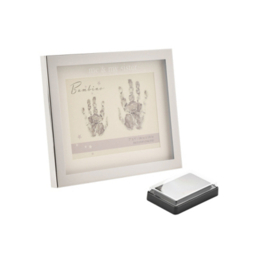 Bambino Silver col.  Hand Print Frame Me & My Sister 7 x 5 Inches