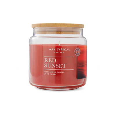 Wax Lyrical Medium Jar Red Sunset Candle