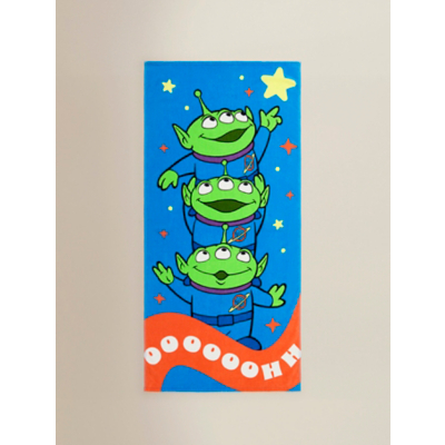 Disney Toy Story Alien Blue Cotton Beach Towel