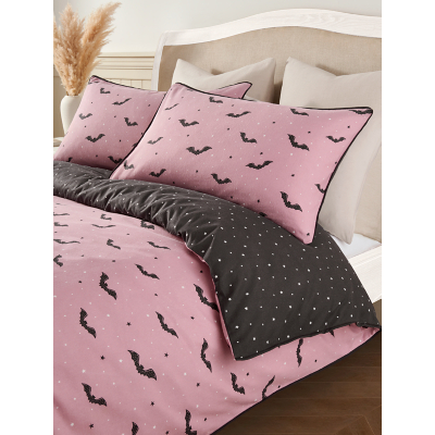 Stacey Solomon Bats Brushed Cotton Duvet Set by George at ASDA