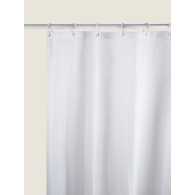 White Shower Curtain