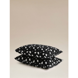 Black & White Ghosts Boo Pillowcase Pair