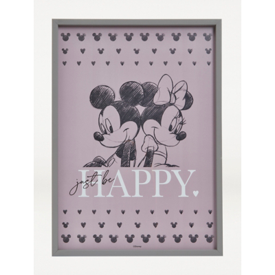 Disney Mickey and Minnie A3 Framed Print