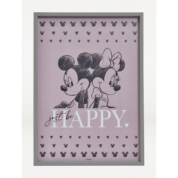 Disney Mickey and Minnie A3 Framed Print