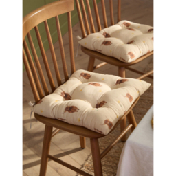Ramble Highland Cow Cotton Slub Seat Pads - Pack of 2