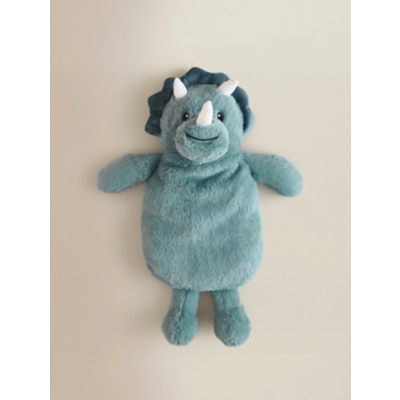 Blue Dinosaur Hot Water Bottle - 1 Litre