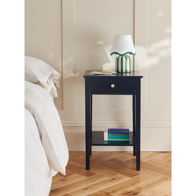Navy Side Table