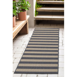 maker County Navy Stripe Runner
