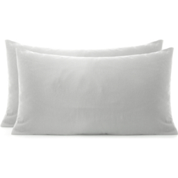 Brushed Cotton Plain Pillowcase Pair