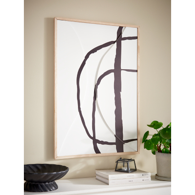 Black & White Abstract Wall Art