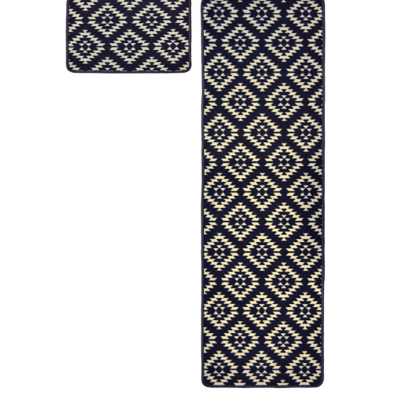 Relay Geometric Runner & Mat Pack Navy
