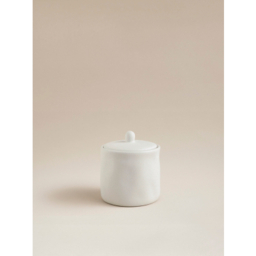White Sanctuary Dimple Stoneware Soap Dish