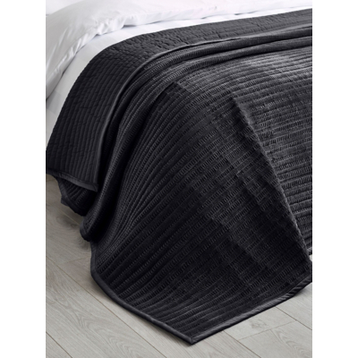 Catherine Lansfield Velvet Pinsonic Bedspread