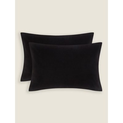 Brushed Cotton Plain Pillowcase Pair