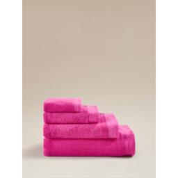 Hot Pink Cotton Towel & Bath Mat Range