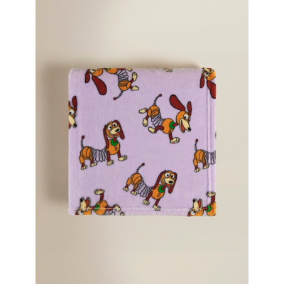 Disney Toy Story Purple Slinky Super Soft Throw - 150 x 120cm