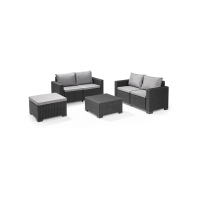 Keter California 5 Seater Outdoor Garden Furniture Lounge Set