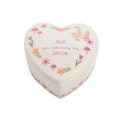 Love Life Ceramic Trinket Box - Mum