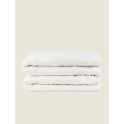 White Zipper Fastening Duvet Protector