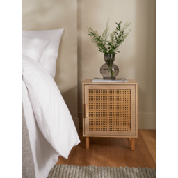 Natural Rattan Bedside Table