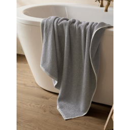 Yard Blue Hebden Textured Waffle Towel Range