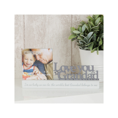 Celebrations Photo Frame 4' x 4' Love You Grandad