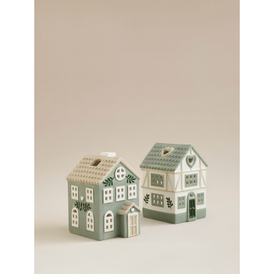 Green House Tealights - Set of 2