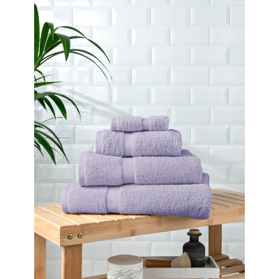 Lilac Super Soft Cotton Towel & Bath Mat Range