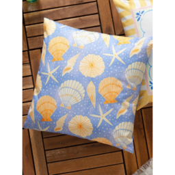 Furn Sea Shells Printed Outdoor Cushion