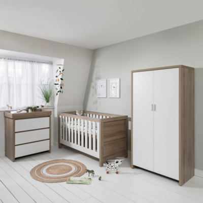 Tutti Bambini Modena 3pc White & Oak Set