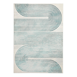 Think Rugs Apollo Swirl Metallic Rug