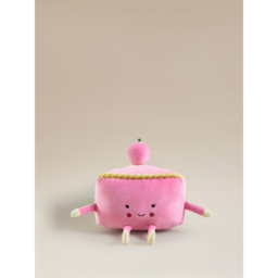 Pink Cherry Cake 3D-Shaped Cushion