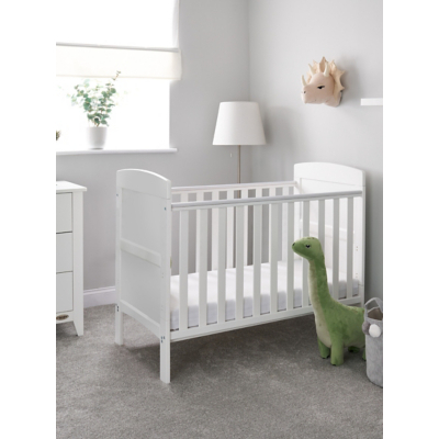 Obaby White Grace Mini Cot Bed