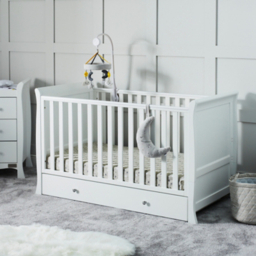 Ickle Bubba White Snowdon Classic Cot Bed