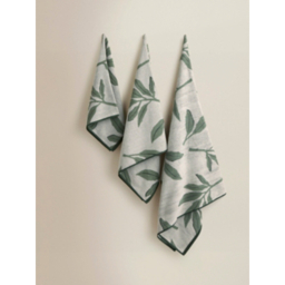 Green Sanctuary Leaf Cotton Towel Range