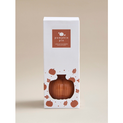 Ribbed Pumpkin Spice Reed Diffuser