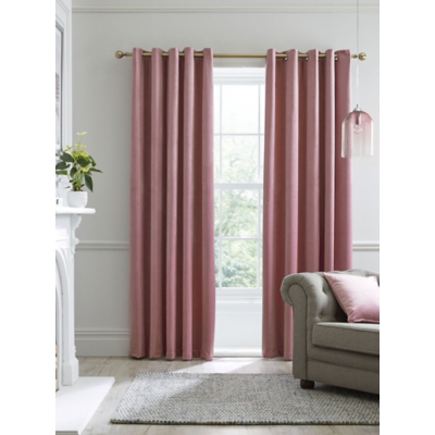 Laurence Llewelyn-Bowen Blush Montrose Eyelet Curtains