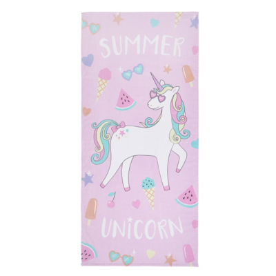 Catherine Lansfield Summer Unicorn Beach Towel