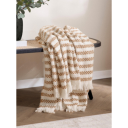 Hoem Brown Clyne Tasselled Throw